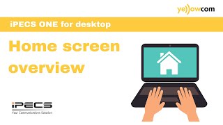 Home screen overview - iPECS ONE for Desktop
