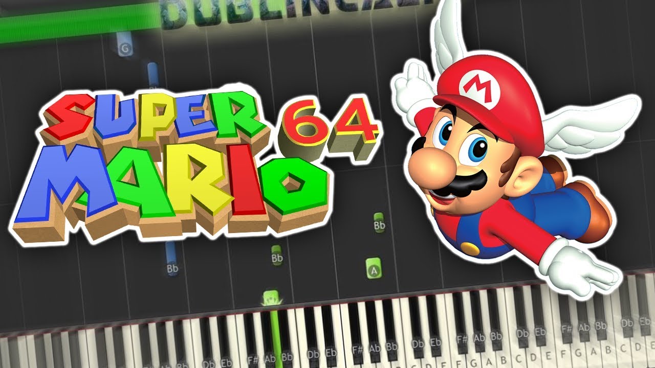 Super Mario 64 Medley Piano Tutorial Synthesia - YouTube