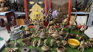 🔴TRANH QUÁN ÂM - BÀN ỦI CON GÀ|s.07/12|Đồ cổ-Đồ xưa-Đồ đồng|Đồ Xưa Lê Nguyệt