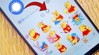 How to Add Stickers in Signal Messenger without any App Install ❌ screenshot 2