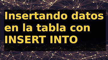 ¿Como insertar registros en una tabla de base de datos SQL?