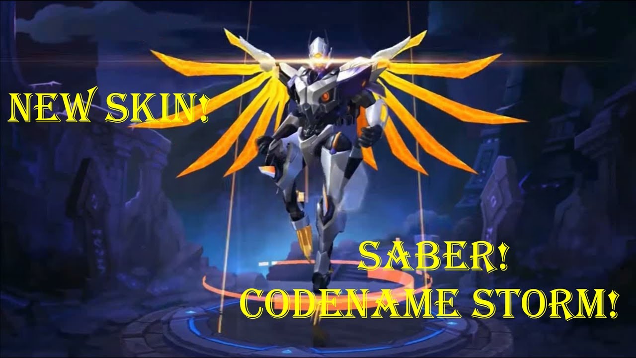 Mobile Legends New Saber Skin Not Hayabusa Codename Storm Youtube