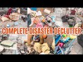 COMPLETE DISASTER DECLUTTER ORGANIZE CLEAN WITH ME | EXTREME  CLEANING MOTIVATION|2023 CLEAN WITH ME