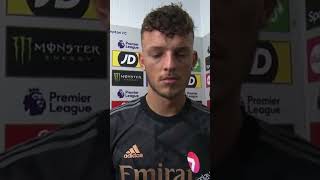 Ben White’s post match interview after the Southampton game is one to remember!😂