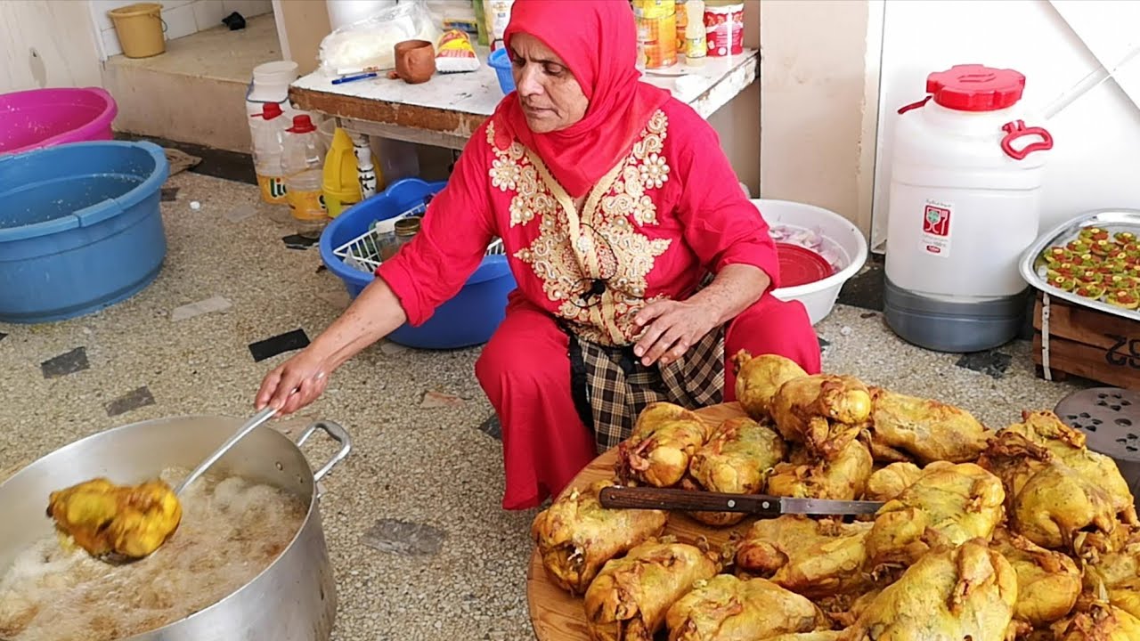 زردة مغربية في حفل عقيقة مع لالة حادة (السبوع)