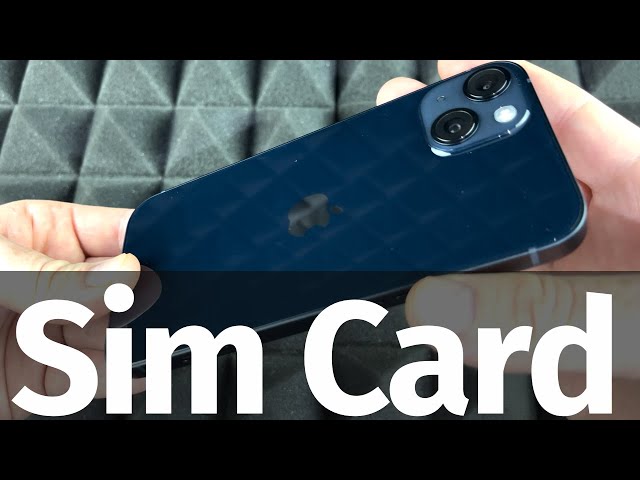 Insert a SIM Card Apple iPhone 13 - 128gb