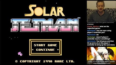 Viewer Requests: Solar Jetman: Reviewing Passwords