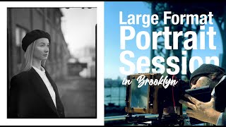 Large Format Portrait Session in Brooklyn, NY - Chamonix H1 4x5 Camera