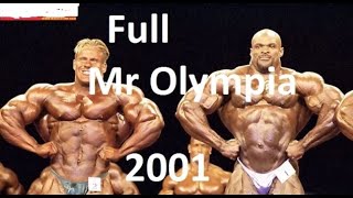 MR OLYMPIA 2001 Ronnie Coleman Jay Cutler