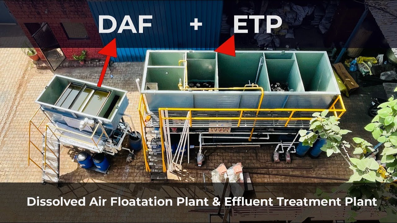 DAF ETP Dissolved Air Floatation System Effluent Treatment Plant