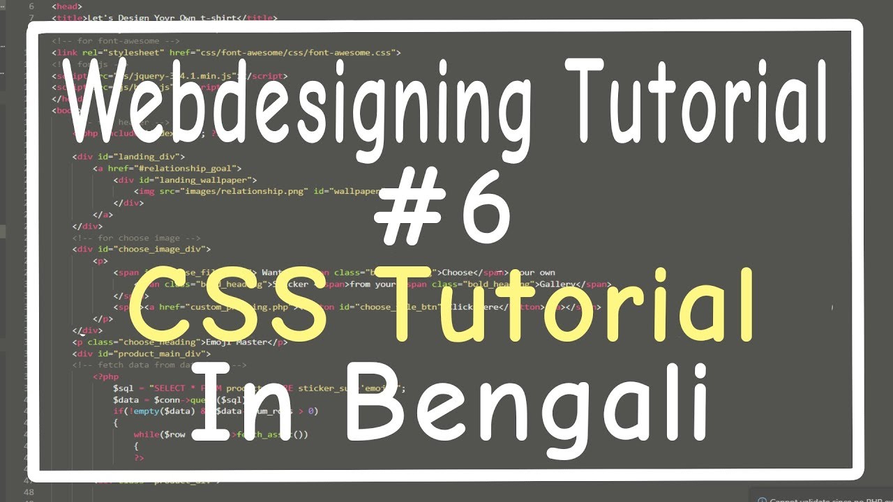 Web Designing Tutorial For Absolute Beginners #6 | CSS tutorial in ...