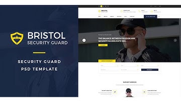 Bristol : Security Guard PSD Template | Themeforest Website Templates and Themes