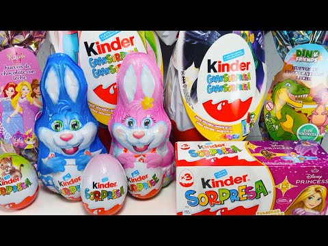 Easter Surprise Eggs Satisfying Unboxing - YouTube