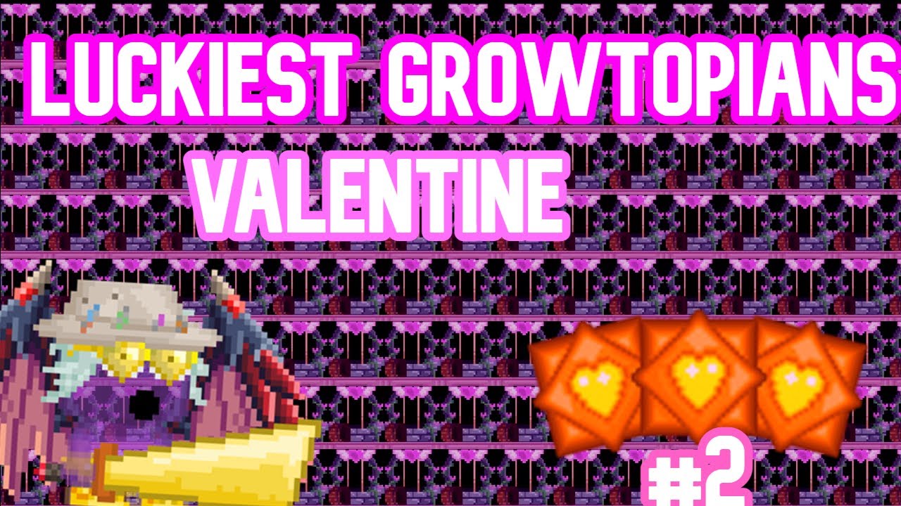 The Most LUCKY GROWTOPIANS During VALENTINE EVENT 2023!!! Insane