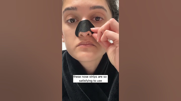Stop using nose strips for blackheads