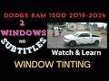 Dodge Ram 1500 2019 2024 4k #ceramictint #windowtint #cartint #tintinstallation #autotint