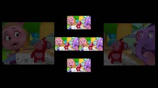 5 Little Monkeys Jumping on the Bed 🐵 Sound Variations &amp; Colorful Remix | Fun Kids Video #Shorts