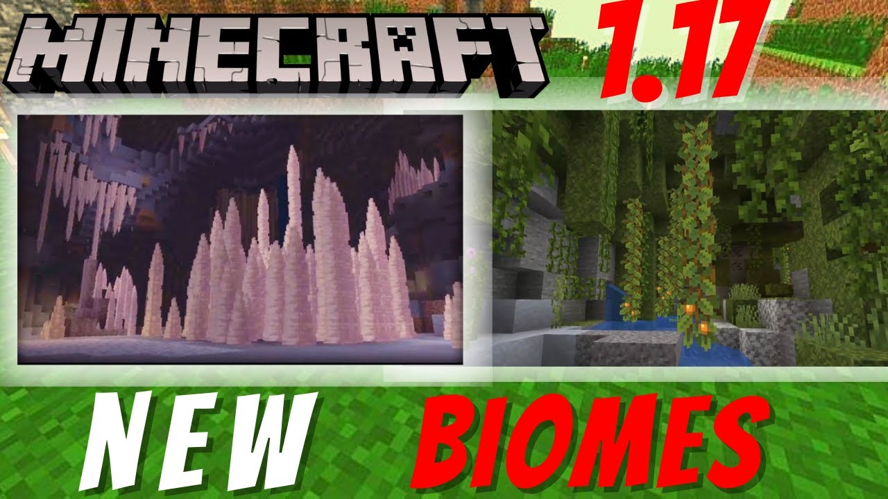 50 new things added in minecraft 1.17 caves & cliffs update / - YouTube