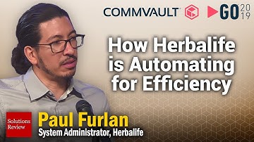 How Herbalife is Automating for Efficiency | A @SolutionsReview Interview with Paul Furlan