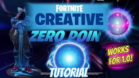 Most realistic ZERO POINT TUTORIAL that works for Fortnite creative 1.0