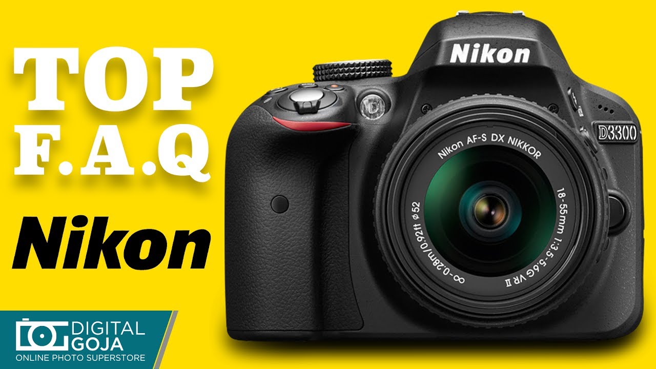 Registrering bag Overstige NIKON D3300 DSLR Camera | Most Asked Questions | #NikonD3300 TUTORIAL -  YouTube