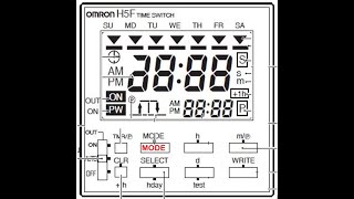 1-2 (圖片講解) OMRON H5F TIME SWITCH 計時器 調整 歐姆龍 夏季 18:30開燈 冬季 17:30開燈 銀行 招牌燈 設定 文昌 分行 換季 定時器 教學 扛棒