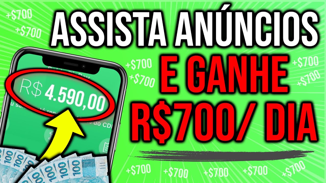 Como Ganhar R$700 Reais POR DIA no PIX ASSISTINDO VÍDEOS (PROVADO) Como Ganhar Dinheiro na Internet