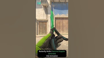 Butterfly Knife - Gamma Doppler Animation 🔥💥 | CS2 Short