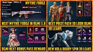 🔴 Next PRIZE PATH Rewards 3D Look | Bgmi Next Mythic Forge leaks | A13 Bonus Pass | New Companion
