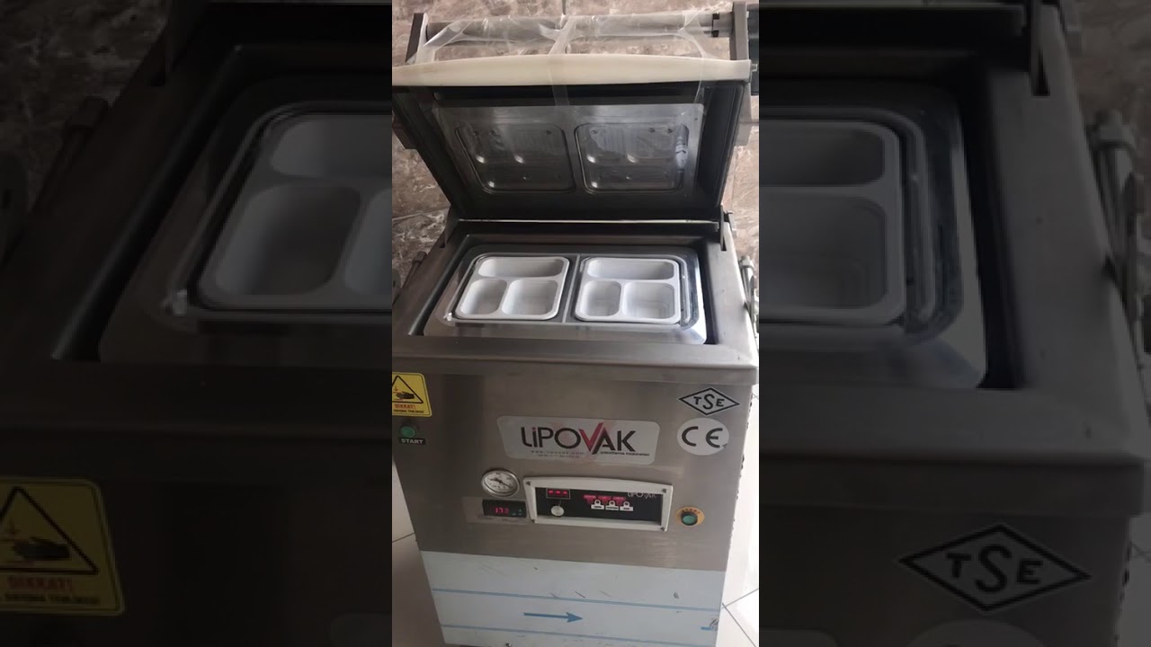 Tabldot yemek paketleme ambalaj ve hazır yemek üç gözlü yemek tabağı. Lipovak