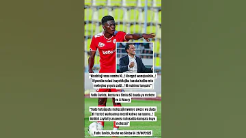 Ahoua Maema Hawatoshi Fadlu Anataka Namba 10 Mwingine Simba 