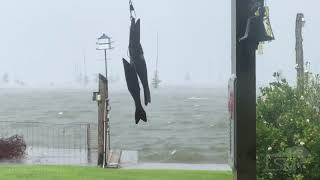 7-5-2020 Lake Conway Arkansas White Capping - Strong Storms