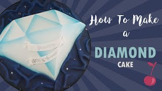 Diamond Cake Tutorial | How To | Cherry School Diamond Cake Tutorial | How To | Cherry School