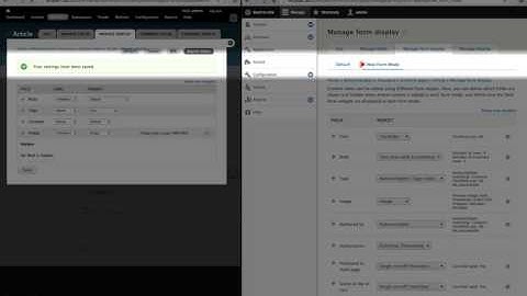 39. How "form modes" work in Drupal 8 and how to add and edit them