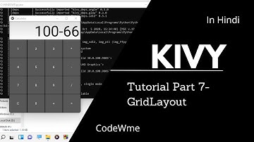 GridLayout in kivy in hindi
