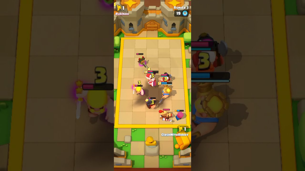 Clash Mini | El MAZO de REY BARBARO de las Remontadas | RONDA 3