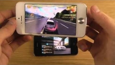 iPhone 5 iOS 7 Beta 3 vs iPhone 4 iOS 7 Beta 3 Gaming Performance Comparison Review