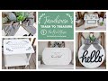 *HIGH END* Farmhouse Trash to Treasure | 4 Thrift Store Makeovers | Thrifted DIY's