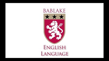 English Language Bablake A level