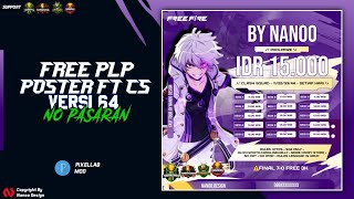 FREE PLP POSTER FAST TOURNAMEN CS FREE FIRE | V64