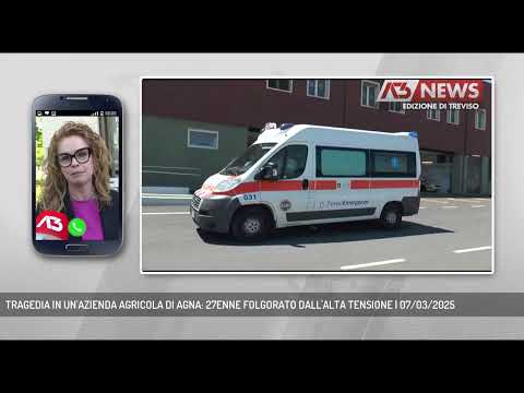 TRAGEDIA IN UN'AZIENDA AGRICOLA DI AGNA: 27ENNE FOLGORATO DALL'ALTA TENSIONE | 07/03/2025