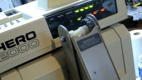 Heathkit Hero 2000 Robot Sonar Demo