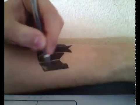Autobot And Decepticon Logo Tattoo