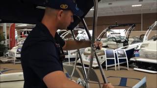 How to Open / Close Bimini on Cobalt Premium Bimini