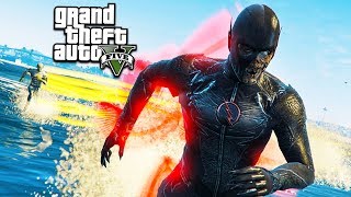 ЧЕРНЫЙ ФЛЭШ ПРОТИВ БОГА СКОРОСТИ В ГТА 5 МОДЫ! ОБЗОР МОДА В GTA 5 веселая видео игра как мультик