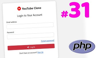 Youtube Clone Website in PHP #31 - Signup Channel | Quick Programming
