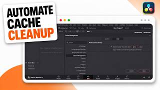 How to Auto-Delete Render Cache Files in DaVinci Resolve