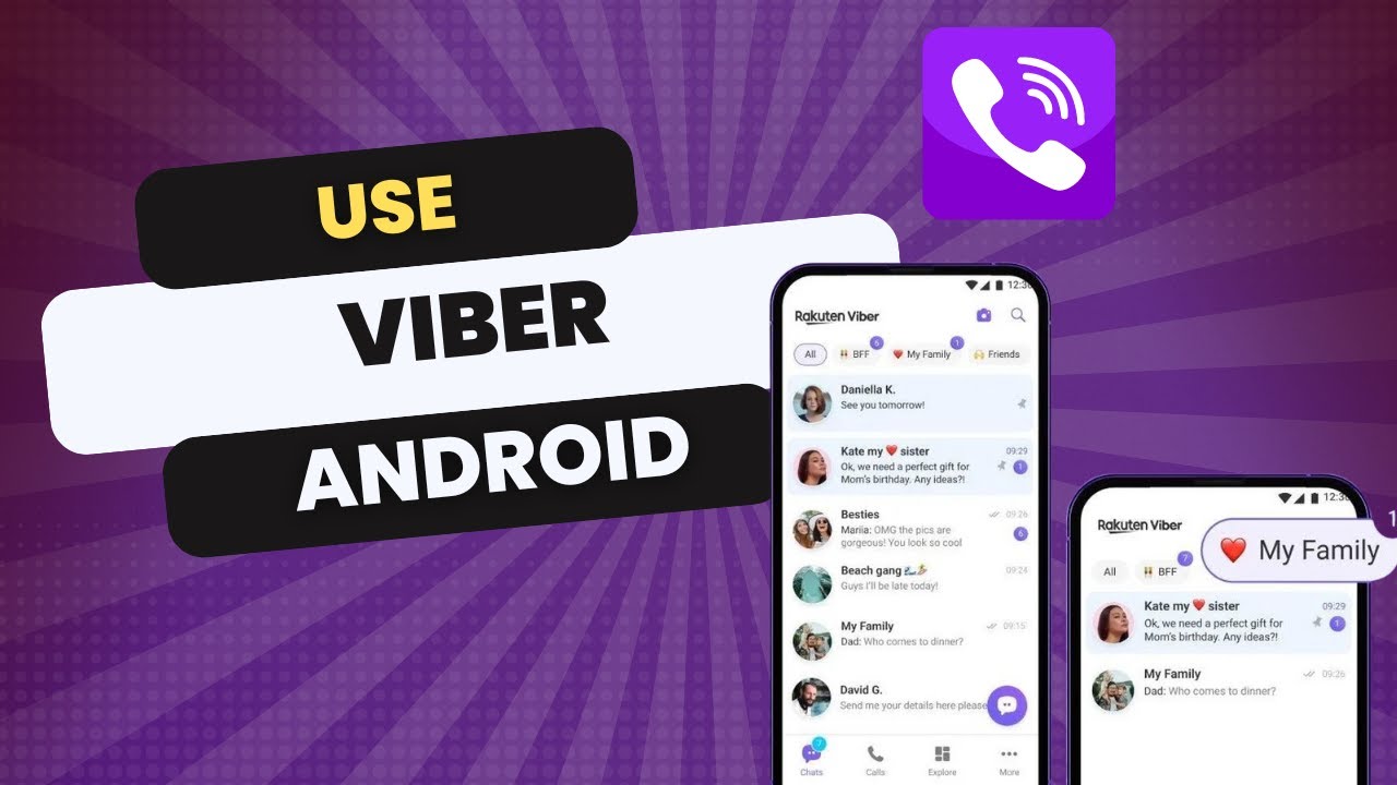 how to use viber on android phone