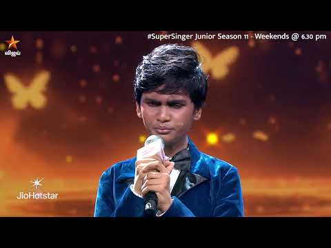 Unna Nenachen Song by #Sarvesh ❤️🥰 | Super Singer Junior 11 | Episode Promo