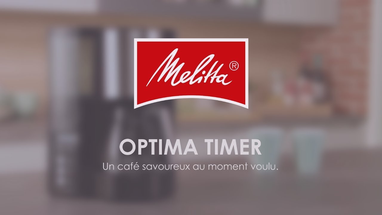 MELITTA Cafetiere OPTIMA TIMER 100801 Blanc Programmable 12 Tasses